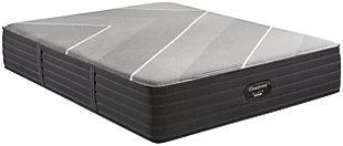 For those who prefer a firmer sleeping surface, the Beautyrest Black® Hybrid X-Class Firm mattress is the perfect choice. The exclusive T3 Pocketed Coil® technology keeps you comfortably supported, while the ContourFit™ design brings you closer to the layers of RightTemp™ and HD Memory Foam for enhanced pressure point relief. Plus, enjoy the added support, response, and pressure point relief of Beautyrest’s Self Response™ Latex.Comfort level: firm | Top-quality memory foams reduce pressure points in your hips and shoulders | Beautyrest’s Self Response™ latex provides added support, response, and pressure point relief | T3 Pocketed Coil® Technology absorbs energy, reduces motion and provides exceptional resilience for support, durability and undisturbed sleep | Advanced cooling technologies maintain temperature so that you can sleep cooler and more soundly | Cool-to-the-touch cover provides immediate cooling sensation; RightTemp™ Memory Foam pulls heat away from your body | ContourFit™ design allows you to find your optimal sleep position; superior stretch and recovery surface adapts with you throughout the night | 10-year limited warranty | Note: Purchasing mattress and foundation from two different brands voids warranty | Foundation/box spring sold separately | State recycling fee may apply