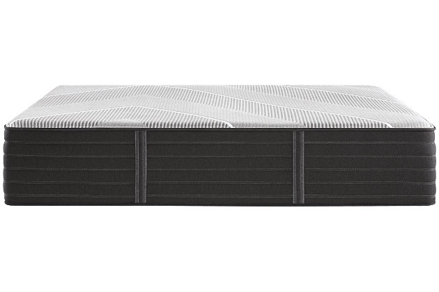 The Beautyrest Black® Hybrid X-Class Ultra Plush mattress offers our softest feel for those seeking a truly ultra plush sleep surface. The exclusive T3 Pocketed Coil® technology keeps you comfortably supported, while the ContourFit™ design brings you closer to the layers of RightTemp™, AirCool®, and Beautyrest® Gel Memory Foam for enhanced pressure point relief. Plus, enjoy the added support, response, and pressure point relief of Beautyrest’s Self Response™ Latex.Comfort level: ultra plush | Top-quality memory foams reduce pressure points in your hips and shoulders | Beautyrest’s Self Response™ latex provides added support, response, and pressure point relief | T3 Pocketed Coil® Technology absorbs energy, reduces motion and provides exceptional resilience for support, durability and undisturbed sleep | Advanced cooling technologies maintain temperature so that you can sleep cooler and more soundly | Cool-to-the-touch cover provides immediate cooling sensation; RightTemp™ Memory Foam pulls heat away from your body | ContourFit™ design allows you to find your optimal sleep position; superior stretch and recovery surface adapts with you throughout the night | 10-year limited warranty | Note: Purchasing mattress and foundation from two different brands voids warranty | Foundation/box spring sold separately | State recycling fee may apply