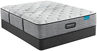 Looking for a better night’s sleep? Look no further than the new Beautyrest® Harmony Lux mattress. An innovative support system with unique coil design, paired with advanced comfort technologies combine to unlock your best sleep. The Harmony Lux incorporates a carbon fiber foam layer for consistent support, a layer of gel memory foam directly below the quilted sleep surface for immediate pressure relief and finally a premium memory foam layer featuring actual diamond particles to help conduct heat away from the body. Beautyrest is partnering with Seaqual™ to offer unique sustainable fabric technologies within each Beautyrest Harmony Lux mattress. Seaqual is the leader in ocean plastic recovery and upcycling efforts and together this partnership will help promote cleaner oceans with every mattress sold.Comfort level: plush | Profile: 13.75" | Precision Support System™ powered by T2 Pocketed Coil Technology delivers extra support where your body needs it most | RightTemp™ Wave Foam features ultra-strong, highly conductive carbon fibers | InfiniCool™ Lux provides a cool sleep environment, including a cool-to-the-touch sleep surface | Sustainable fabric featuring Seaqual™ technology helps promote cleaner oceans | Proudly assembled in the U.S.A. | 10-year limited warranty | State recycling fee may apply | Note: Purchasing mattress and foundation from two different brands voids warranty