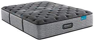 Looking for a better night’s sleep? Look no further than the new Beautyrest® Harmony Lux mattress. An innovative support system with unique coil design, paired with advanced comfort technologies combine to unlock your best sleep. The Harmony Lux incorporates a carbon fiber foam layer for consistent support, a layer of gel memory foam directly below the quilted sleep surface for immediate pressure relief and finally a premium memory foam layer featuring actual diamond particles to help conduct heat away from the body. Beautyrest is partnering with Seaqual™ to offer unique sustainable fabric technologies within each Beautyrest Harmony Lux mattress. Seaqual is the leader in ocean plastic recovery and upcycling efforts and together this partnership will help promote cleaner oceans with every mattress sold.Comfort level: medium | Profile: 14.75" | Precision Support System™ powered by T2 Pocketed Coil Technology delivers extra support where your body needs it most | RightTemp™ Wave Foam features ultra-strong, highly conductive carbon fibers | InfiniCool™ Lux provides a cool sleep environment, including a cool-to-the-touch sleep surface | Sustainable fabric featuring Seaqual™ technology helps promote cleaner oceans | Proudly assembled in the U.S.A. | 10-year limited warranty | State recycling fee may apply | Note: Purchasing mattress and foundation from two different brands voids warranty