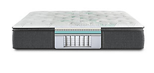 Treat yourself to a soft, comfortable slumber while getting the support you need on a Seaton medium pillow top twin mattress. Part of the Harmony series, it features Beautyrest's latest innovations in support, comfort and cooling, which work together in harmony for a better night’s sleep. The new and innovative coil design and support system, advanced pressure-relieving foams, uniquely engineered cooling technologies and exclusive sustainable fabric technology make this collection the ultimate choice in premium bedding.Precision Support System Technology: Targeted Support System powered by T1 Pocketed Coil® Technology provides additional support under heavier compression where you need it most | Pressure-relieving Comfort Technology: GelTouch® Foam is a soft gel foam that helps provide comfort, support, airflow and breathability; Beautyrest® Charcoal Memory Foam, a premium plant-based memory foam infused with charcoal, provides natural cooling | Cooling Technology: NaturalCool features eco-friendly TENCEL™ yarn for exceptional breathability and moisture management; antimicrobial performance layer helps keep your mattress fresh and cool for a great night’s sleep | Sustainable Comfort Technology: Seaqual™ Fabric Technology promotes cleaner oceans by recovering ocean plastics and transforming them into luxurious, high-quality sustainable fabrics