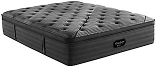 Beautyrest Black® L-Class Plush Pillow Top Queen Mattress, Black Charcoal, large