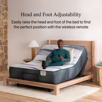 Queen mattress 2024 adjustable bed