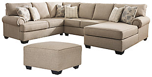Baceno 3-Piece Sectional with Ottoman, , large