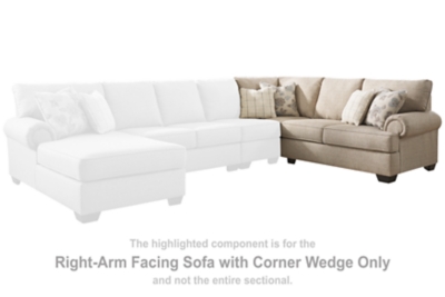 Baceno Right-Arm Facing Sofa with Corner Wedge