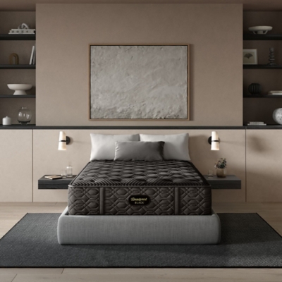Beautyrest Black Series One Medium 14.25" Twin XL Mattress, Gray, large