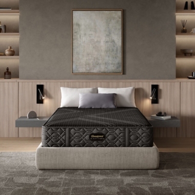 Beautyrest Black® Hybrid Series One Medium 13 in. Queen Mattress, Black, large