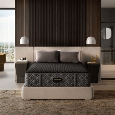 Beautyrest Black® Hybrid Series Three Firm 14.5 in. Queen Mattress, Black, large