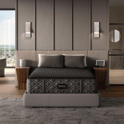 Beautyrest Black® Hybrid Series Three Plush 14.5 in. Queen Mattress, Black, large