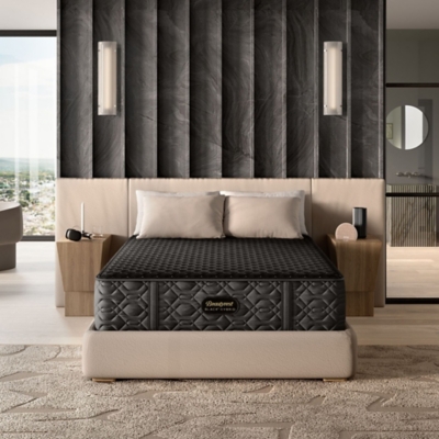 Beautyrest Black® Hybrid Series Three Medium 15 in. Queen Mattress, Black, large