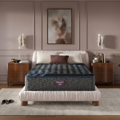Beautyrest World Class Level Four Medium 15 in. California King Mattress, Black, large