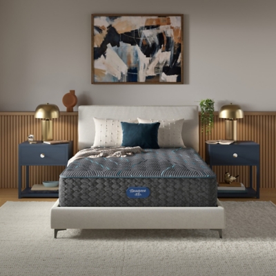 Beautyrest Level Two Medium 14 in. Queen Mattress, Black, large