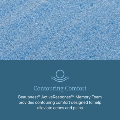Beautyrest Level Two Medium Firm Hybrid 12 in. Full Mattress, Black, large