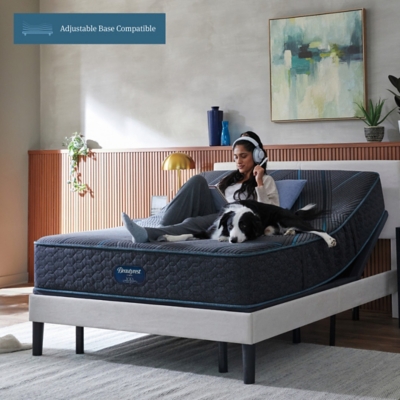 Beautyrest Level Two Medium Firm Hybrid 12 in. Full Mattress, Black, large