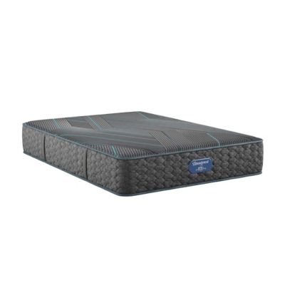 Beautyrest Level Two Medium Firm Hybrid 12 in. Full Mattress, Black, grid
