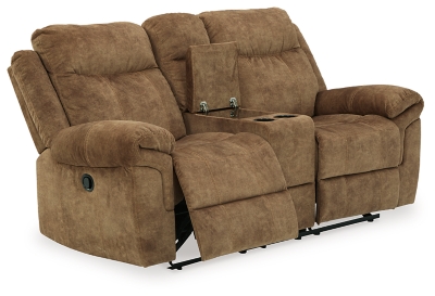 Huddle-Up Reclining Sofa with Drop Down Table & Loveseat
