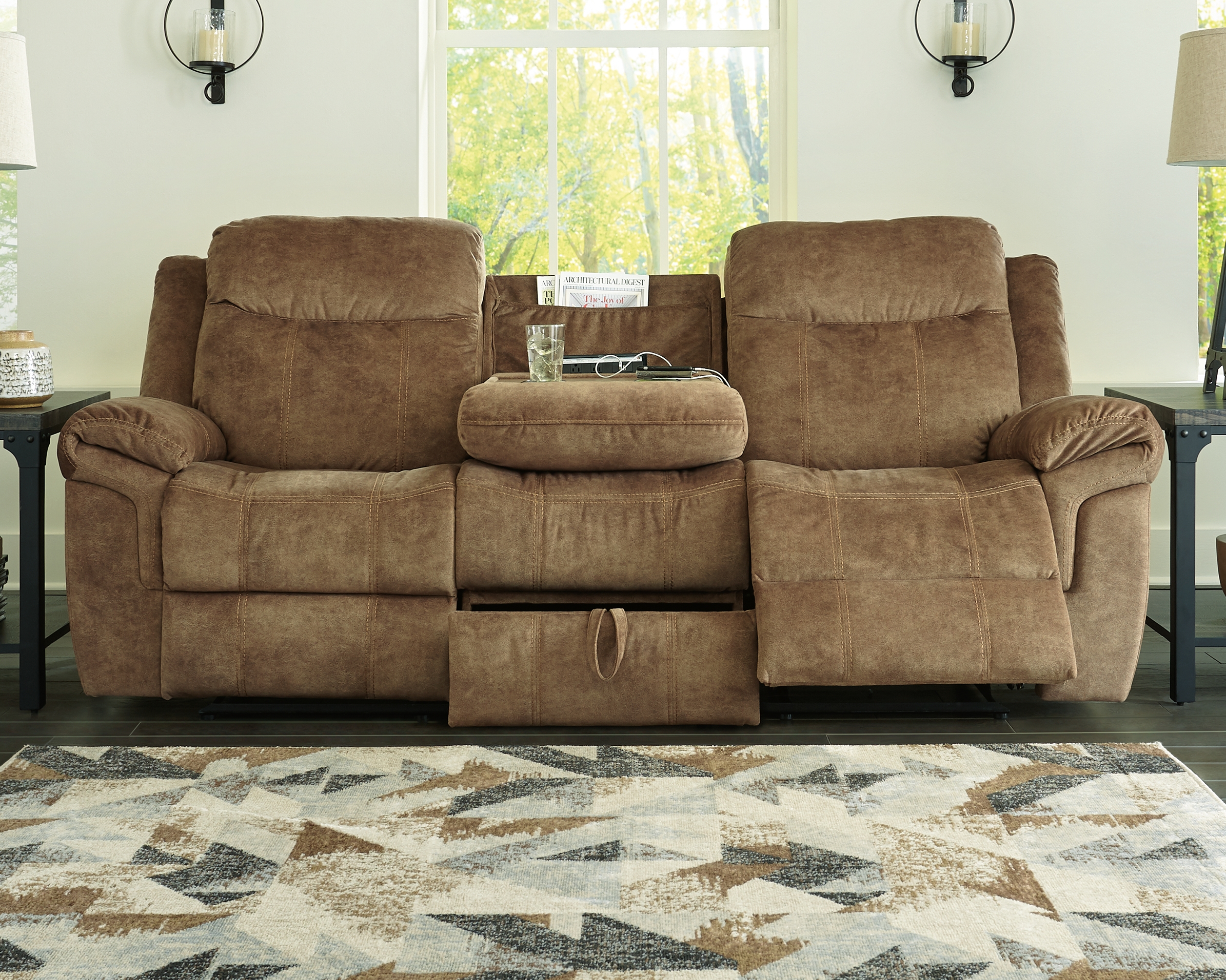 Huddle Up Reclining Sofa With Drop Down