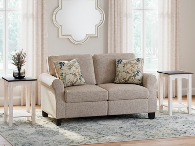 Alessio Loveseat, Sesame, large