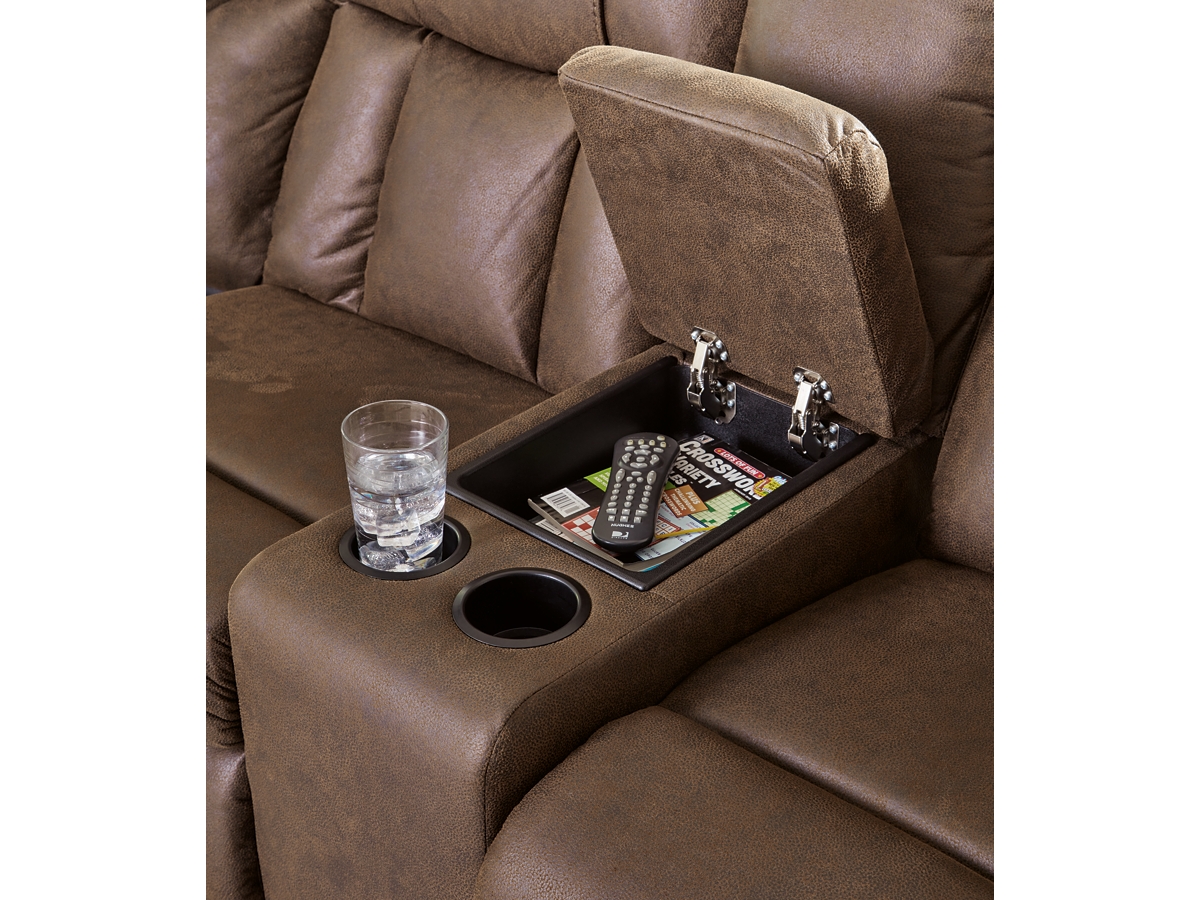 Trail Boys 2 Piece Reclining Sectional with Console Trail Boys 2 Piece Reclining Sectional with Console