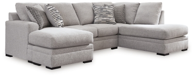 Bresslyn Place 2-Piece Sectional with Chaise, Pewter, large