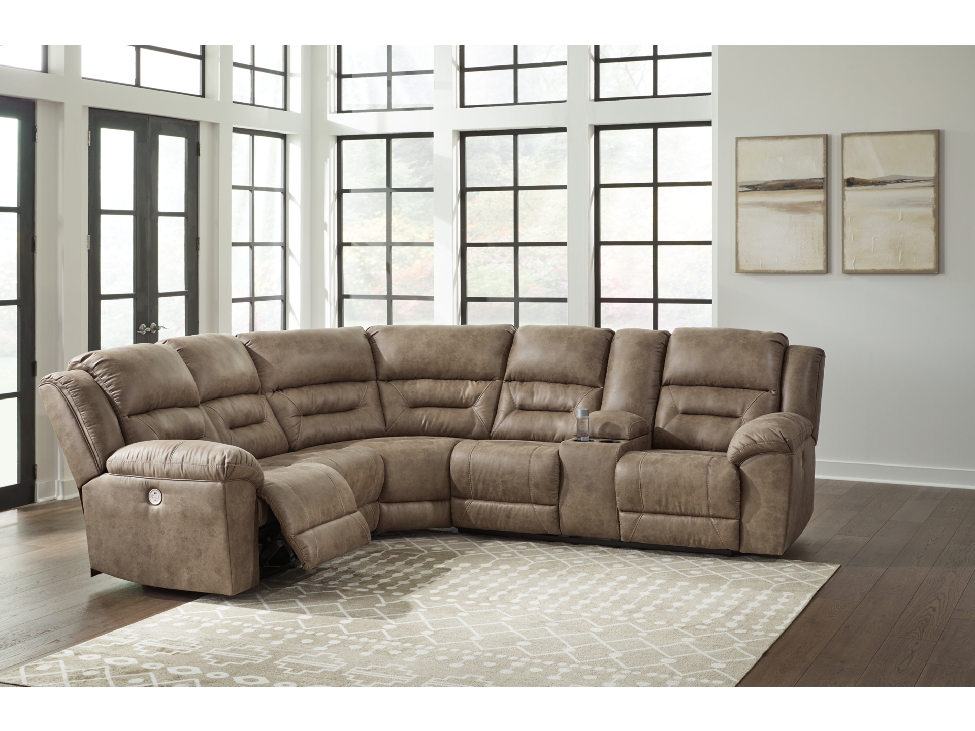 Image 1 of Ravenel 3-Piece Power Reclining Sectional