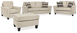 Abinger Sofa, Loveseat and Chair, Natural, large