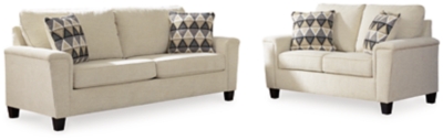 Abinger Sofa and Loveseat, Natural