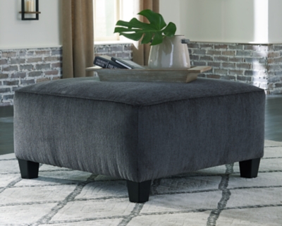Abinger Oversized Accent Ottoman, Smoke, large