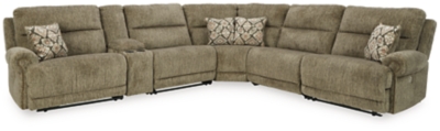 Lubec 6-Piece Power Reclining Sectional, , large