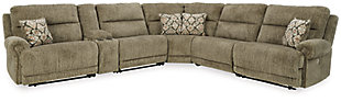 Lubec 6-Piece Power Reclining Sectional, , large