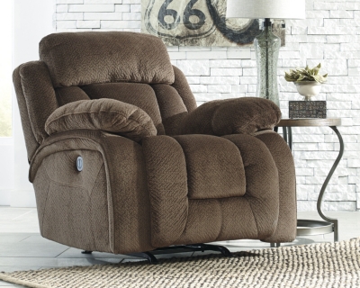 Stricklin Recliner, Chocolate, large