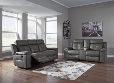 Jesolo reclining sofa store and loveseat set