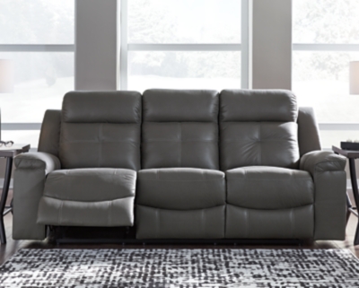 Jesolo Reclining Sofa, Dark Gray, rollover