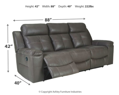 Jesolo discount reclining sofa