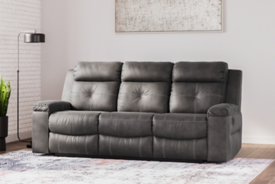 Jesolo Reclining Sofa, Dark Gray, large