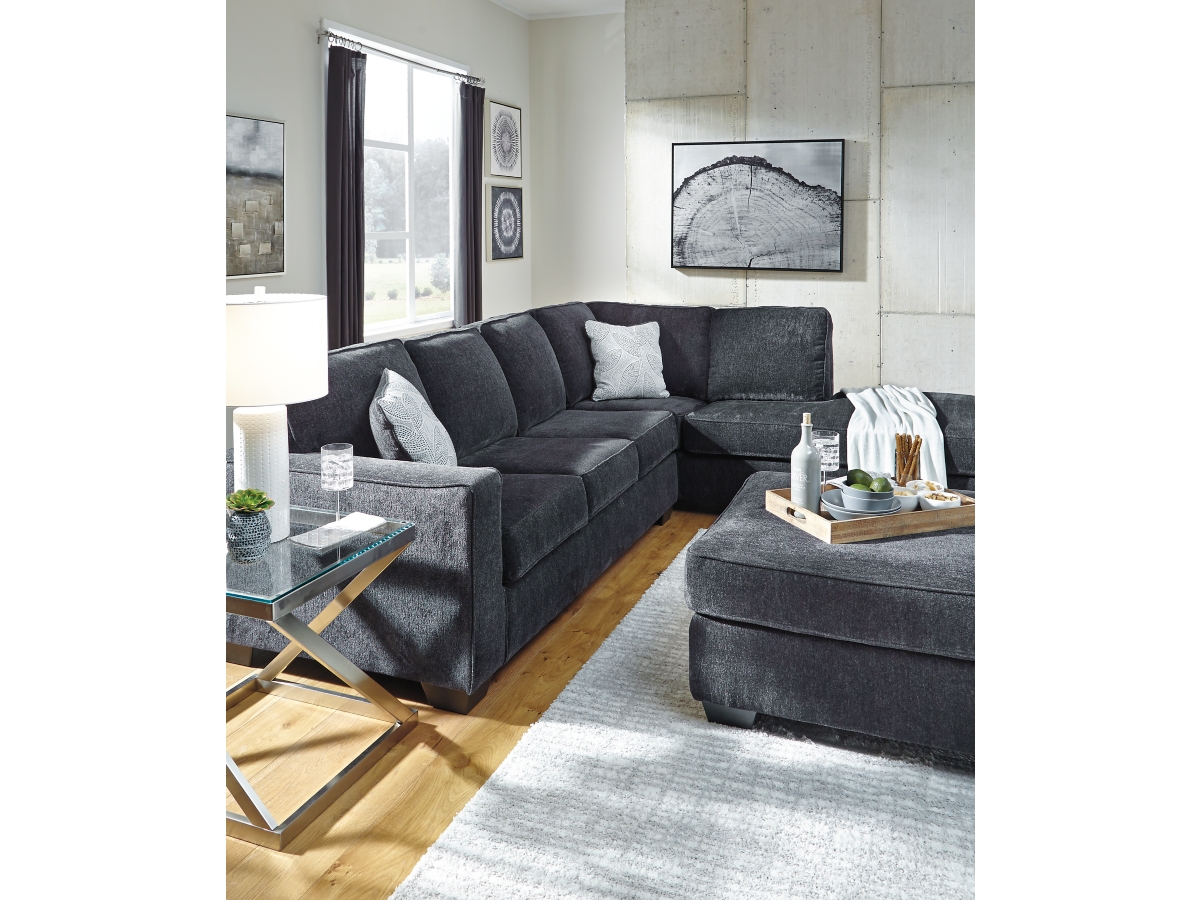 Ashley altari 2 store piece sectional