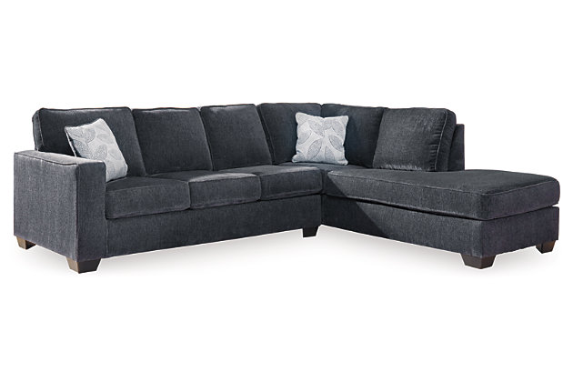 Altari 2 Piece Sectional With Chaise, 2 Piece Sectional Sofa With Ottoman