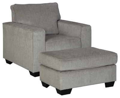 Altari Chair and Ottoman, Alloy