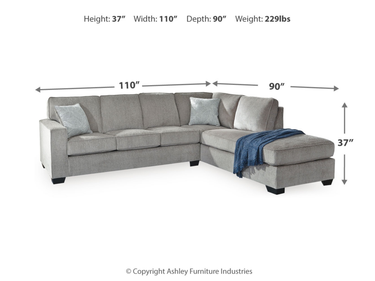 Ashley furniture altari sleeper deals sectional stores