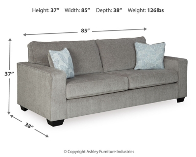 Altari Sofa, Alloy, large