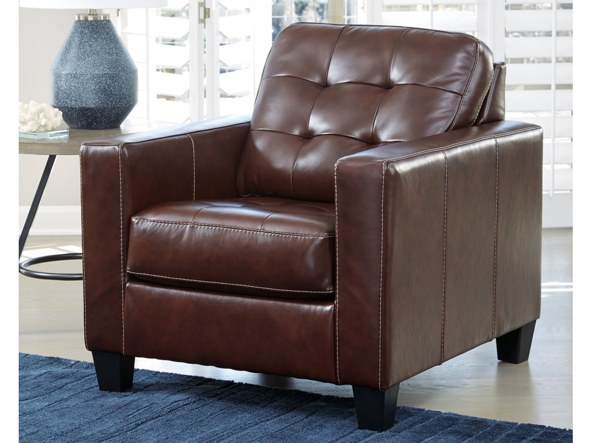 Ashley furniture leather chair discount