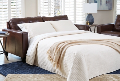 Altonbury Queen Sofa Sleeper, Walnut, rollover
