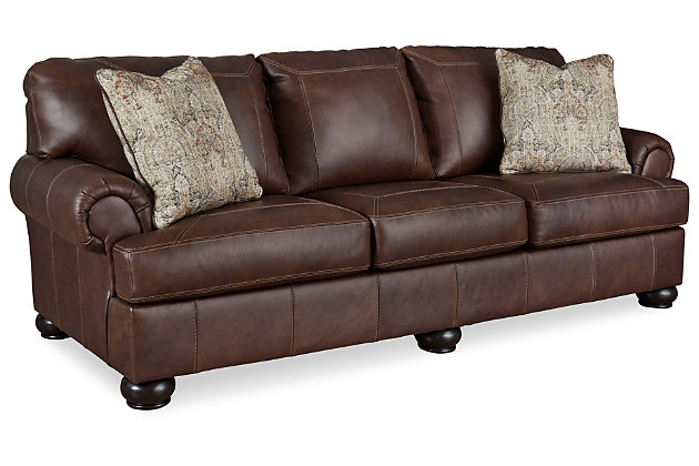 Beamerton Sofa Ashley Furniture Home, Real Leather Living Room Furniture