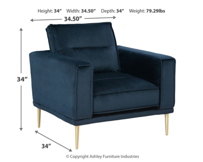 Macleary Chair, Navy, large