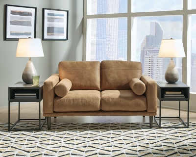 Arroyo Loveseat, Caramel, rollover