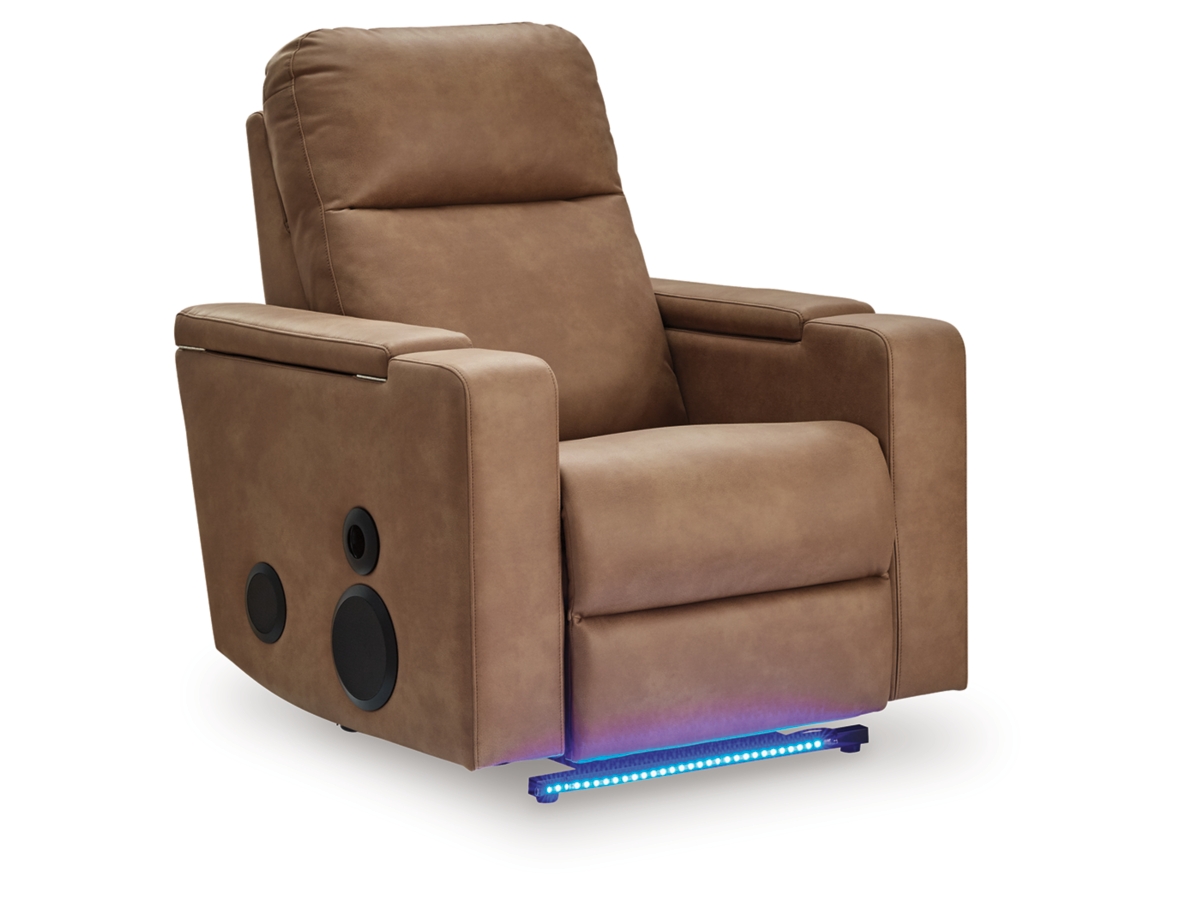 Flinlock Triple Power Glider Recliner with Audio System | Ashley