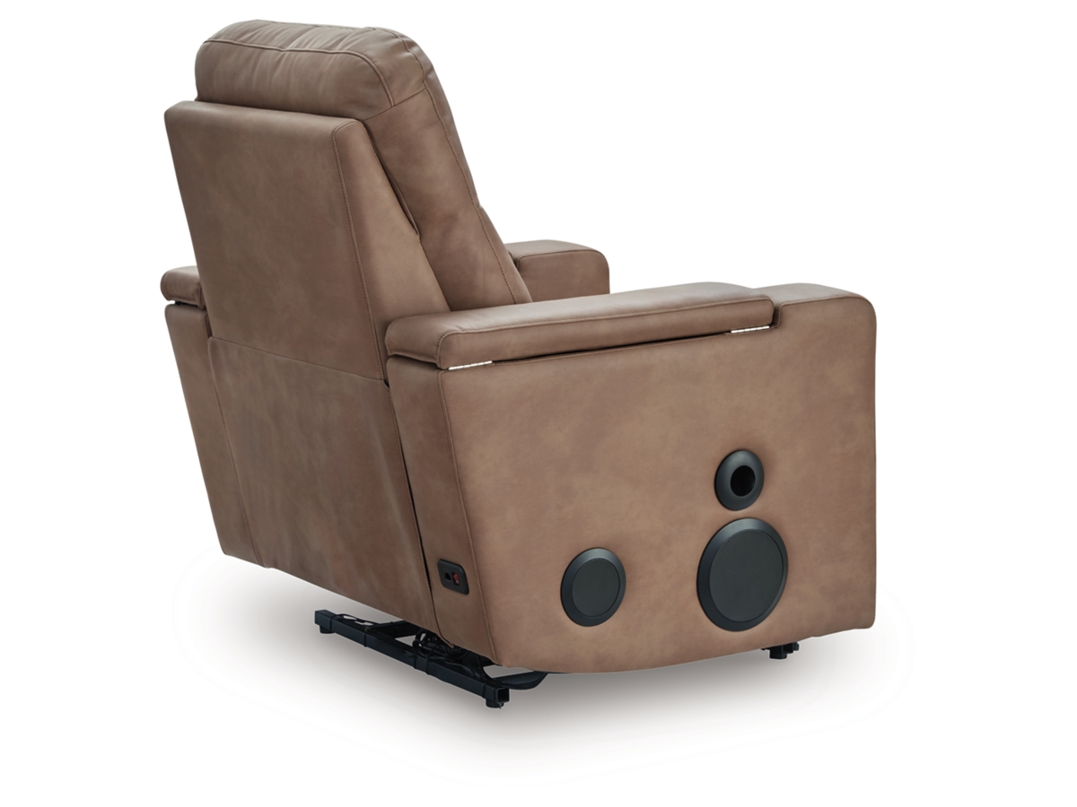 Flinlock Triple Power Glider Recliner with Audio System | Ashley