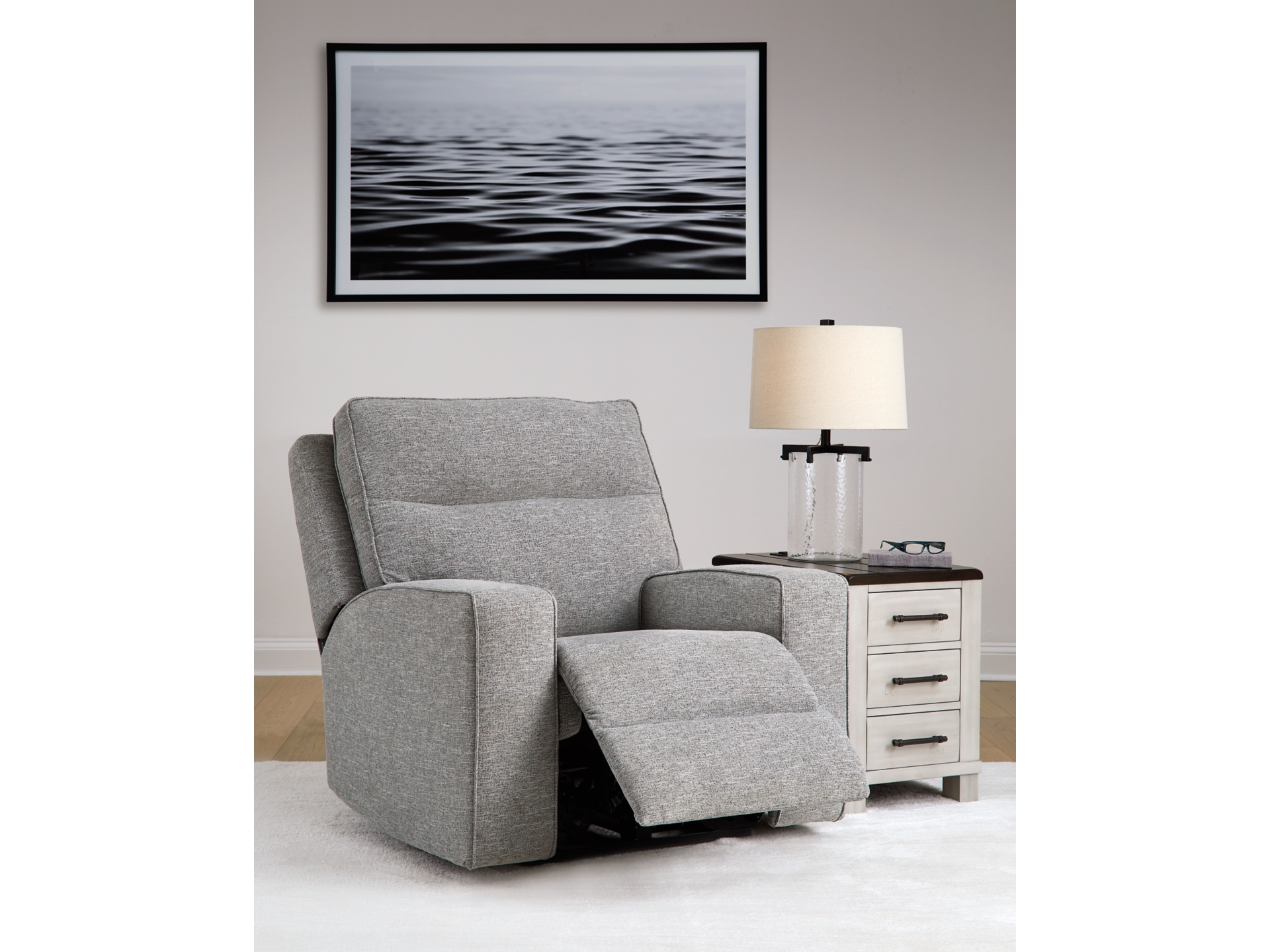 Biscoe Next-Gen Nuvella™ Performance Fabric Dual Power Recliner