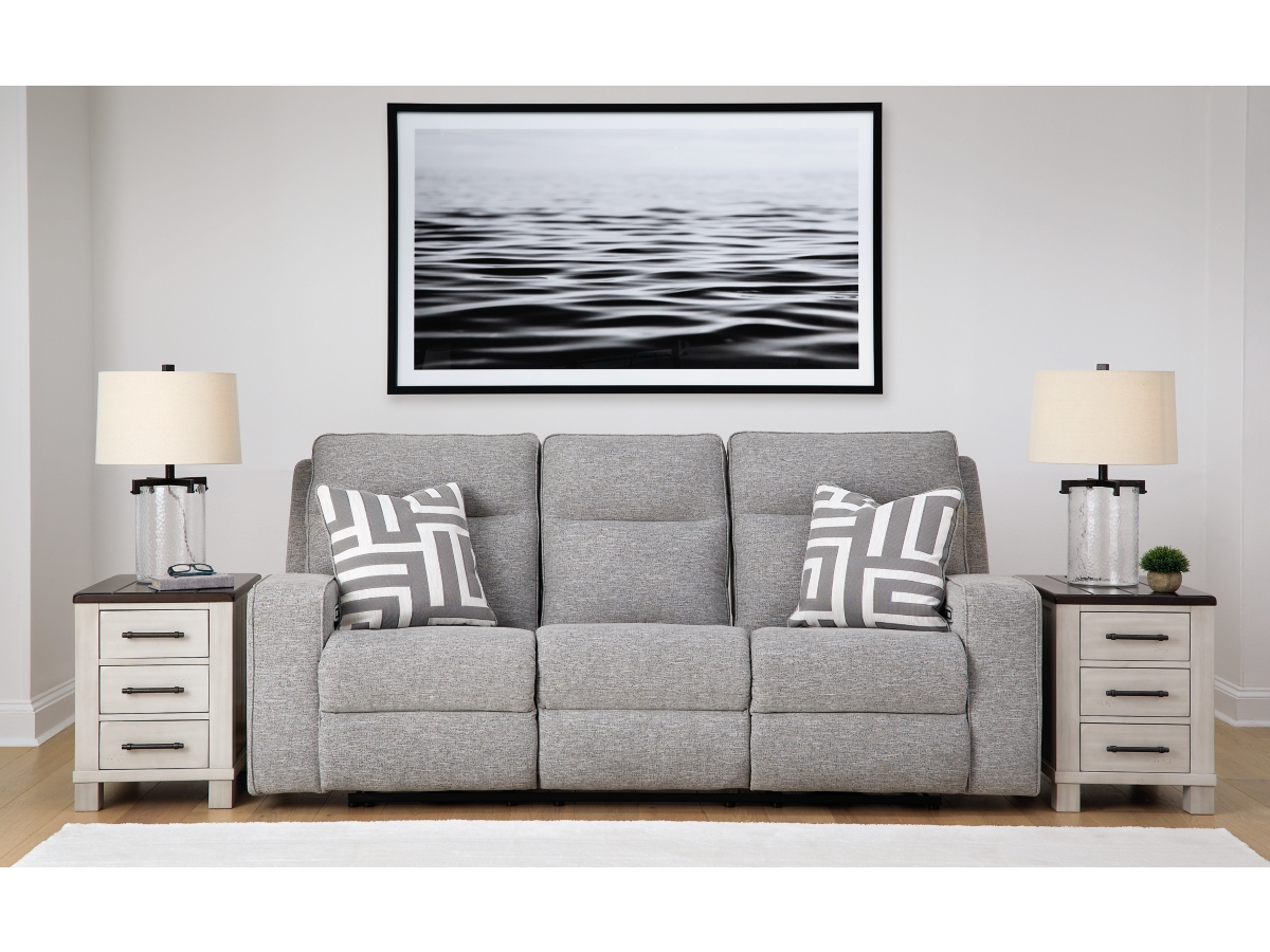 Biscoe Next-Gen Nuvella™ Performance Fabric Dual Power Reclining