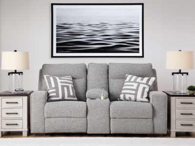 Biscoe Power Reclining Loveseat with Console, , rollover